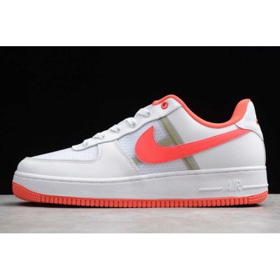 Nike Air Force 1 Low Beyaz / Açık Kırmızı Kaykay Ayakkabı Türkiye - IJVVCBF4